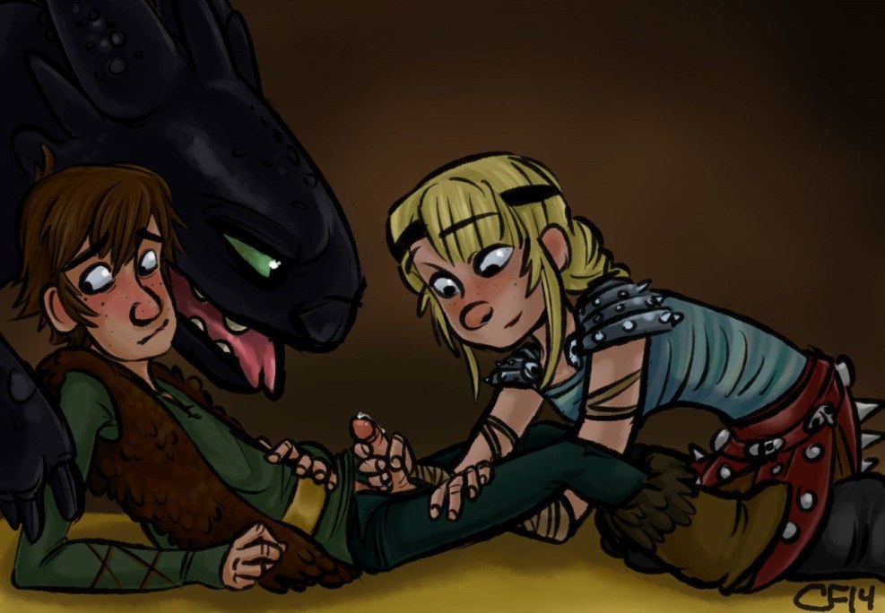 Astrid Hofferson Hentai with dragons