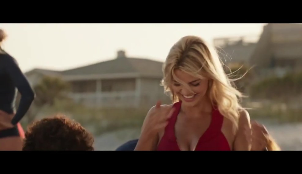 Alexandra Daddario and Dwayne Johnson photo