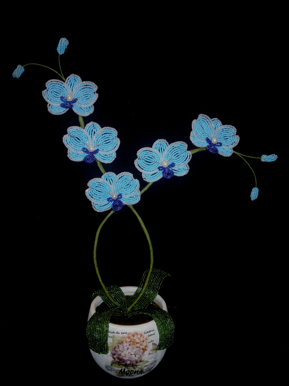 Apron PVC Blue Orchid