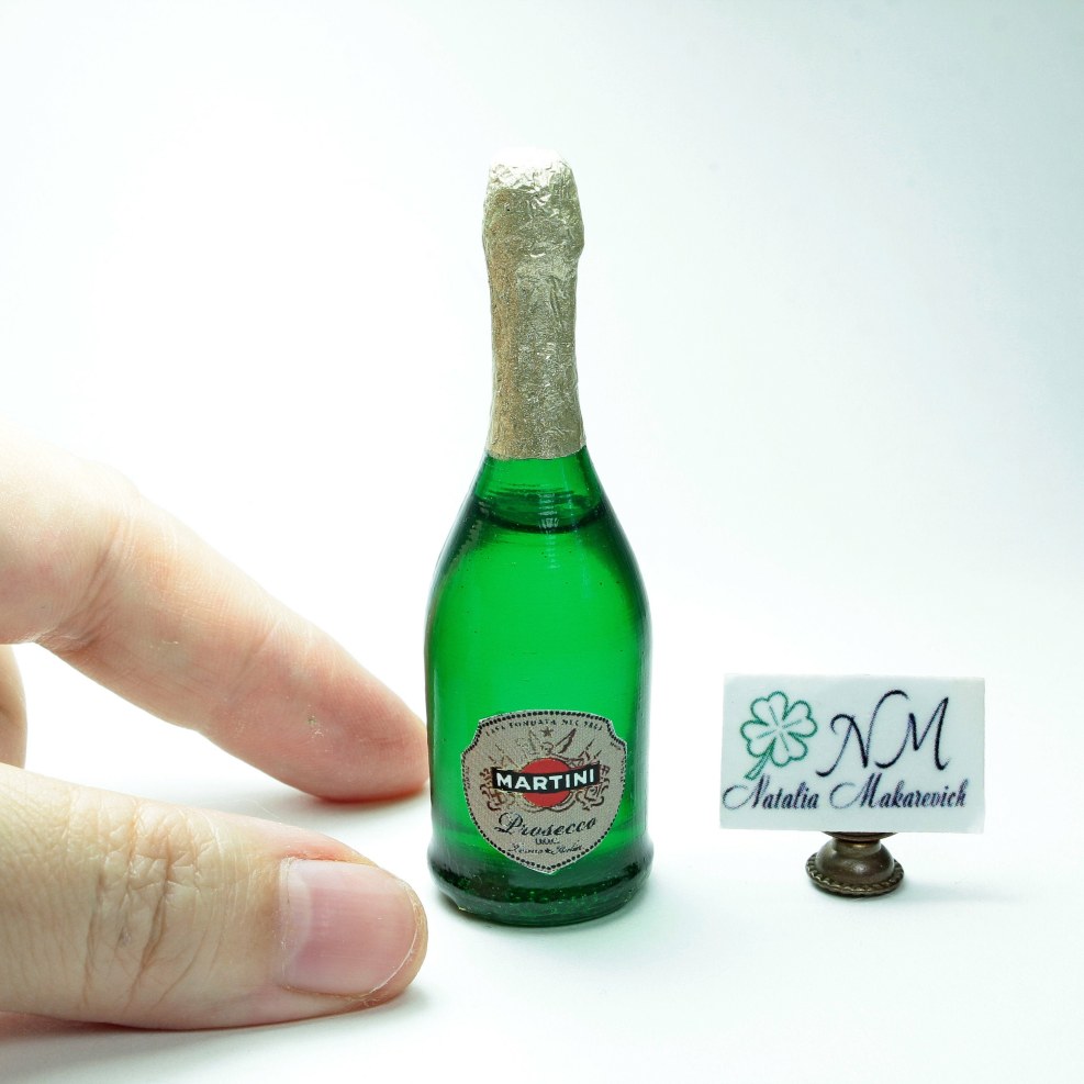 Small bottles of Martini