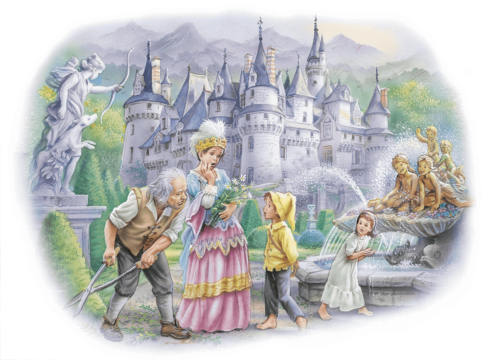 Maroussia and holidays magic illustrator