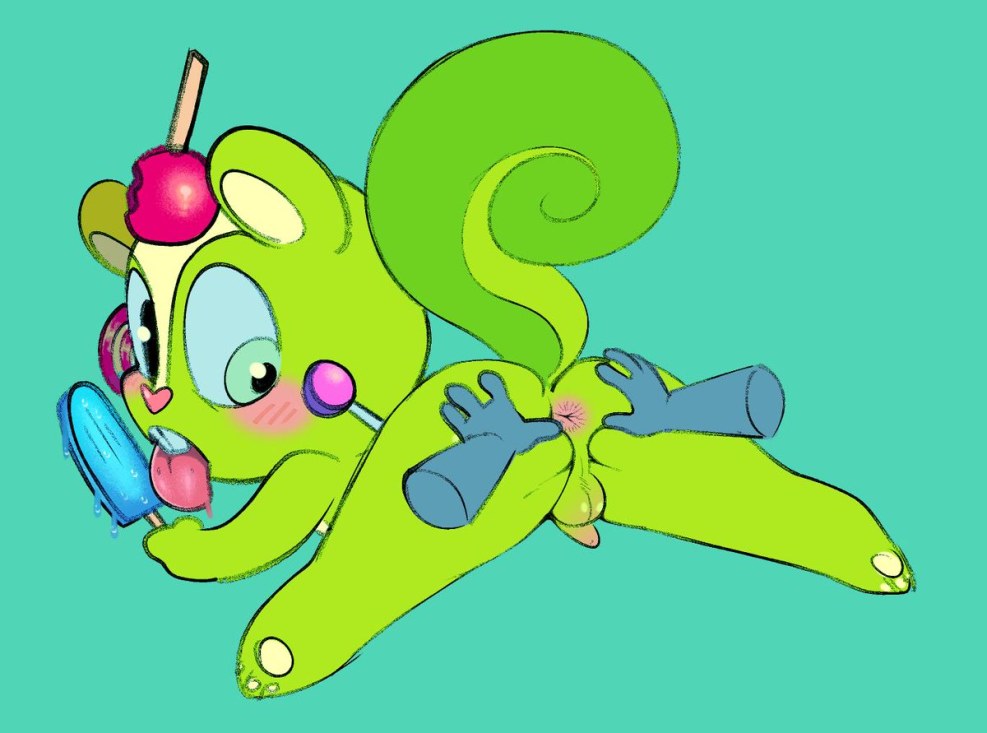 What does naked flippy look without panties Hentai look like