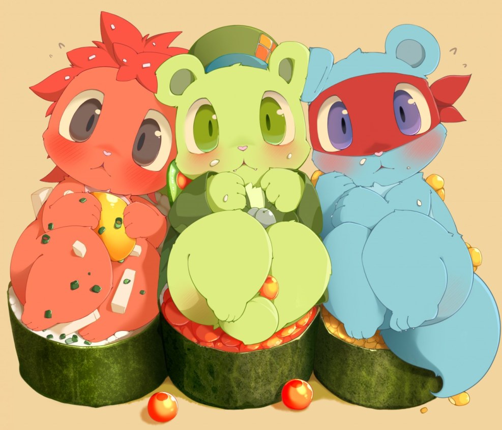 Happy Tree Friends Flaky characters