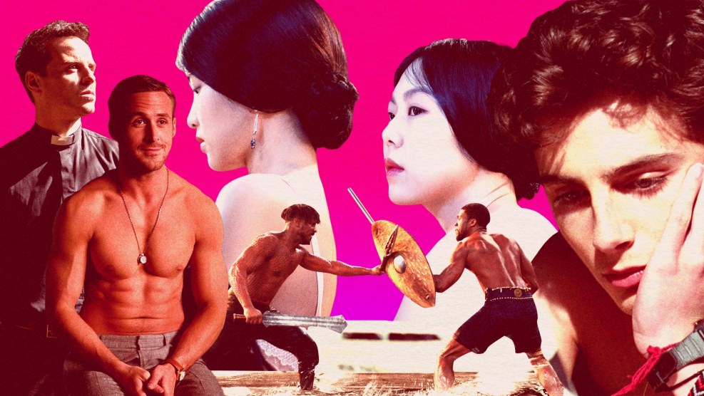 Girl in a purple dress