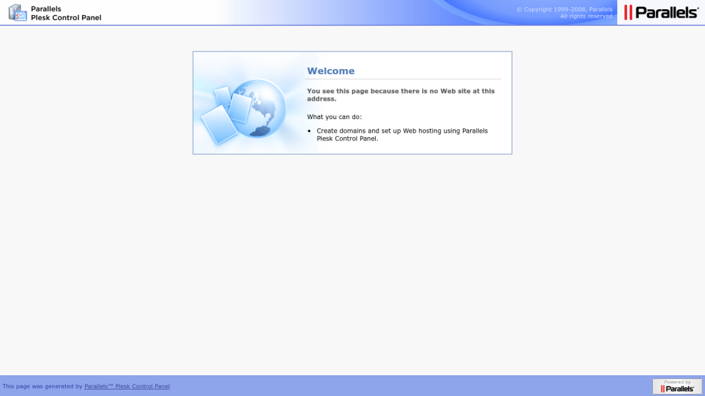 Enter Parallels Confixx