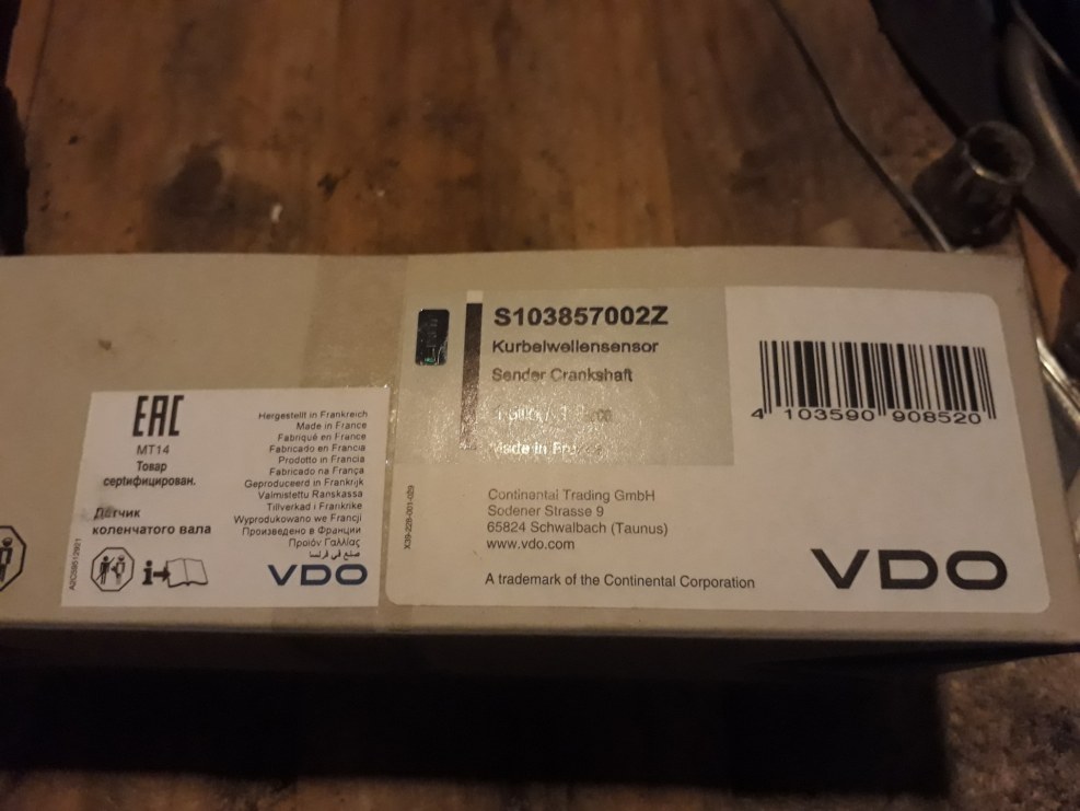 A2C5950625 Continental authentication check