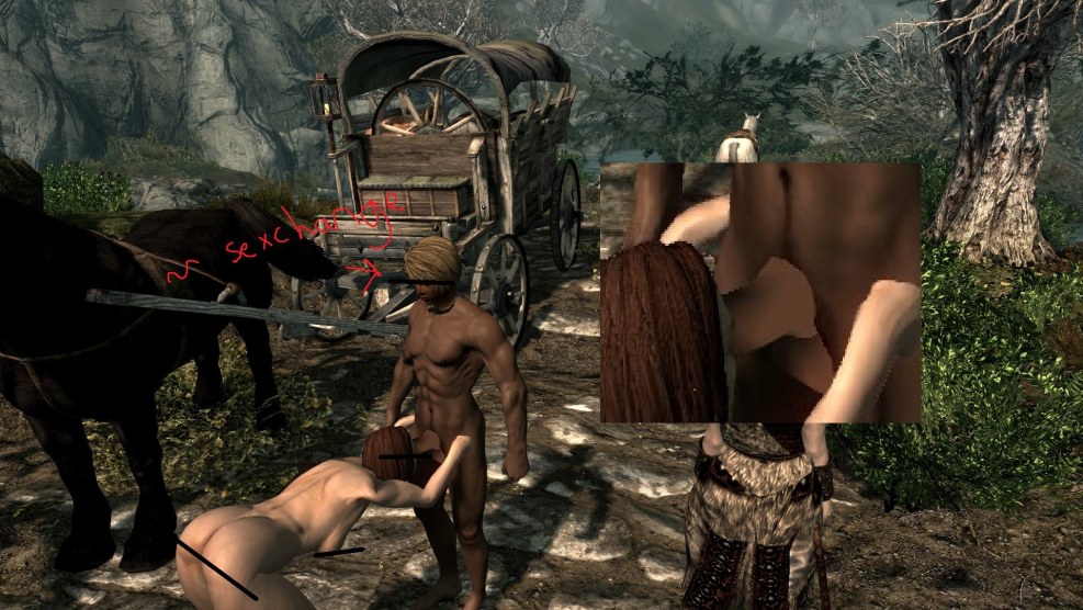 3d hentai from the first person Skyrim