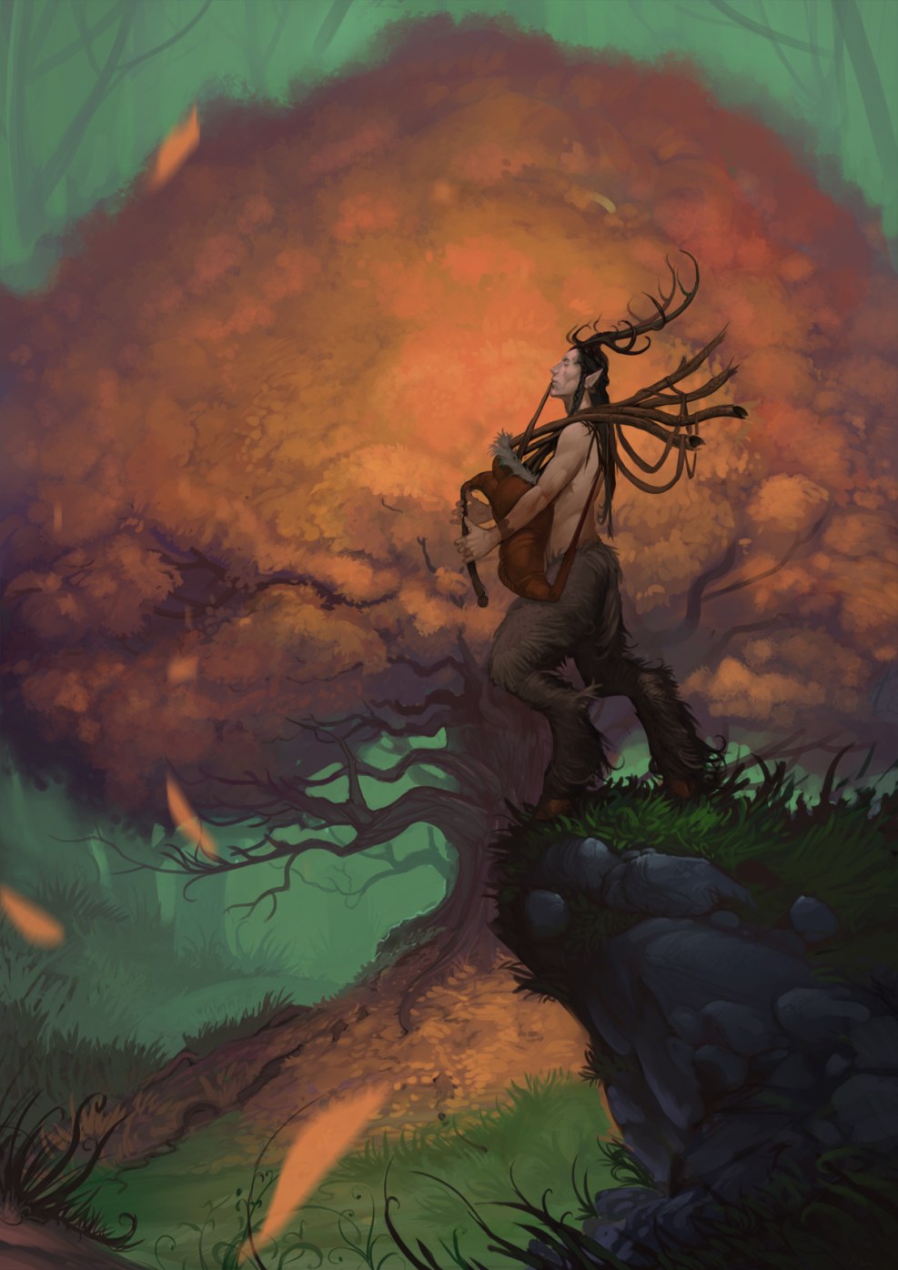 Drawings of very beautiful girls with chupachups colored pencils