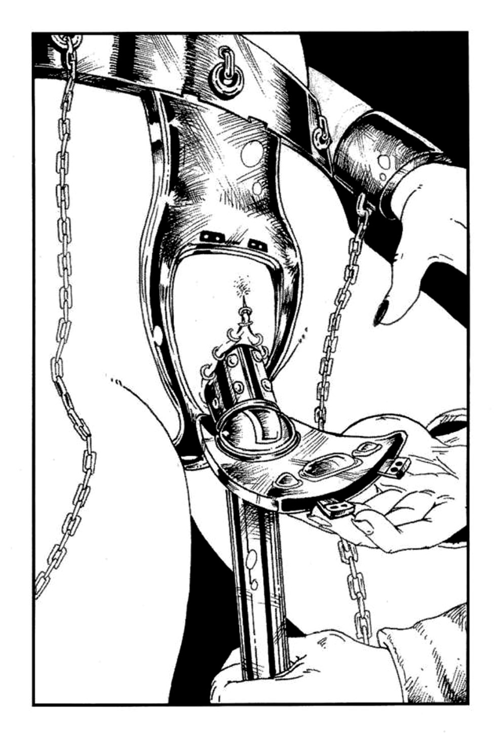 Anime Girls in BDSM costumes