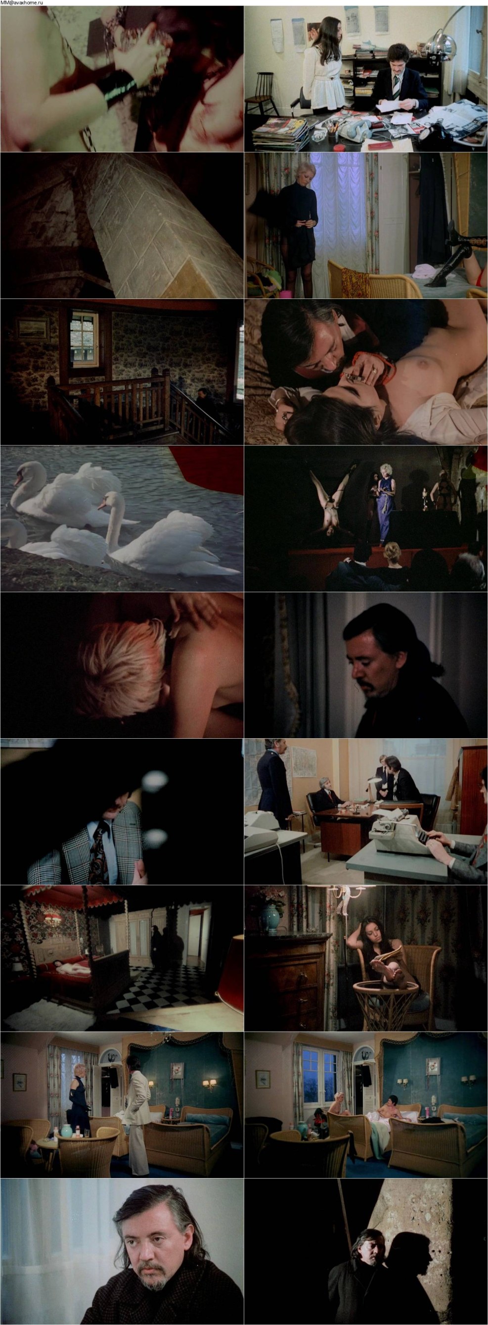 Anime on a black background