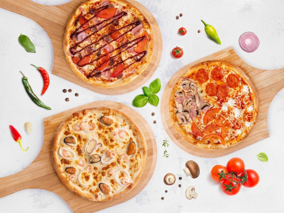 Pizza advertising for the project