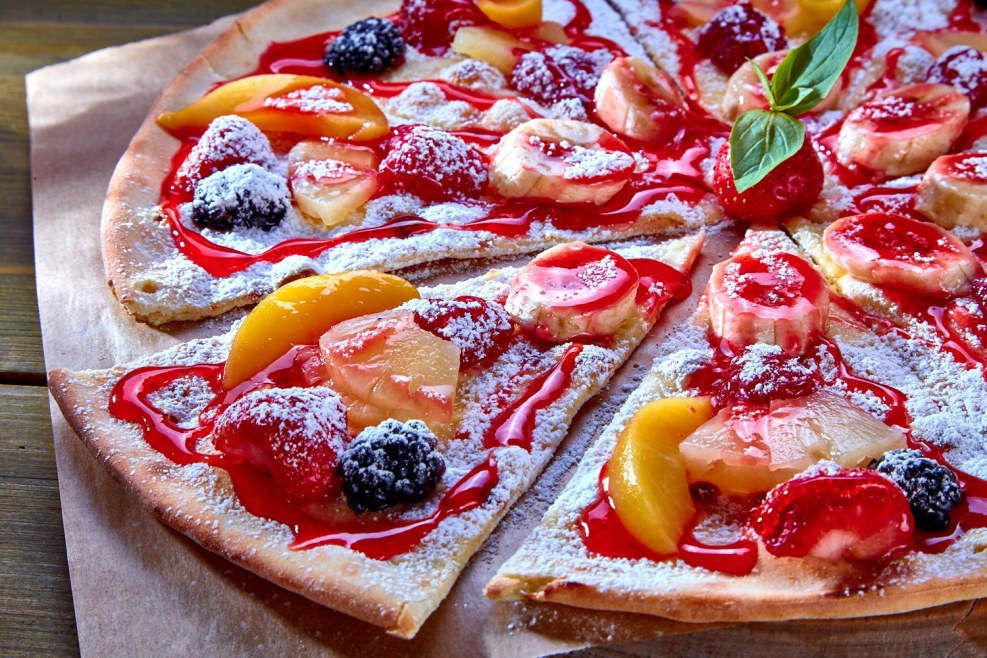 Tasty pizza advertising