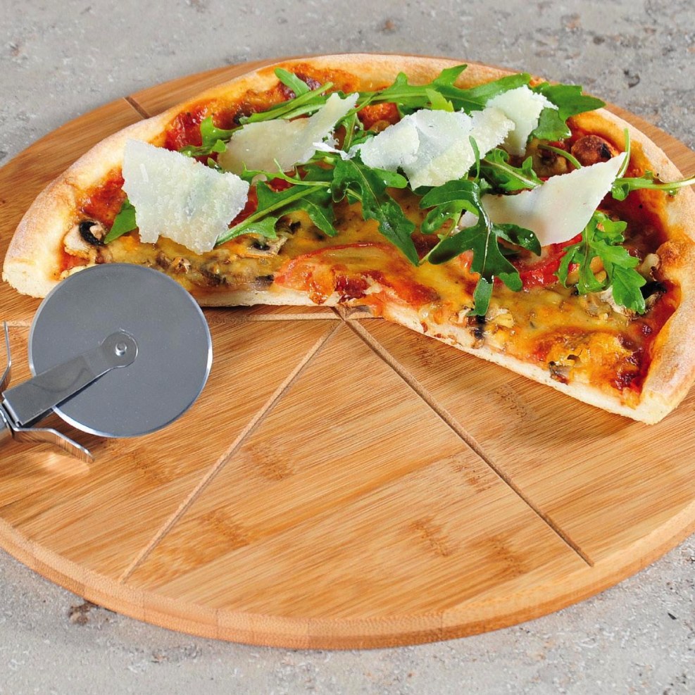 Beautiful pizza from above