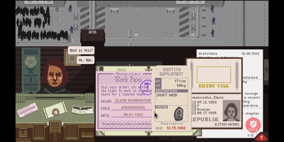 Papers please game