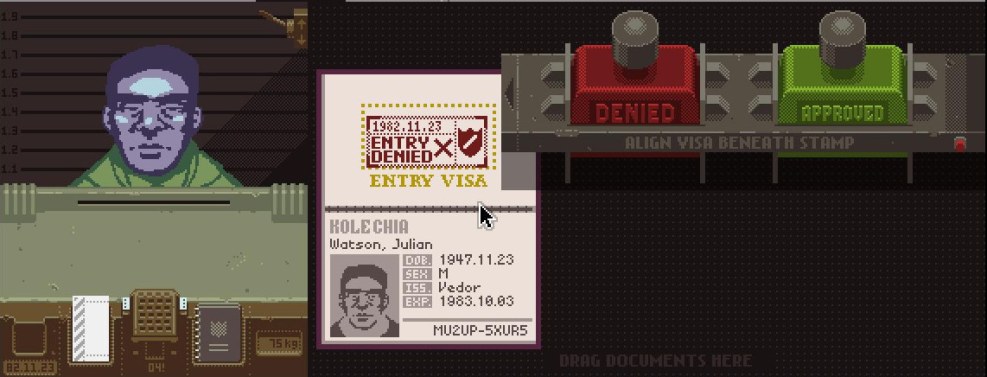 Papers please game