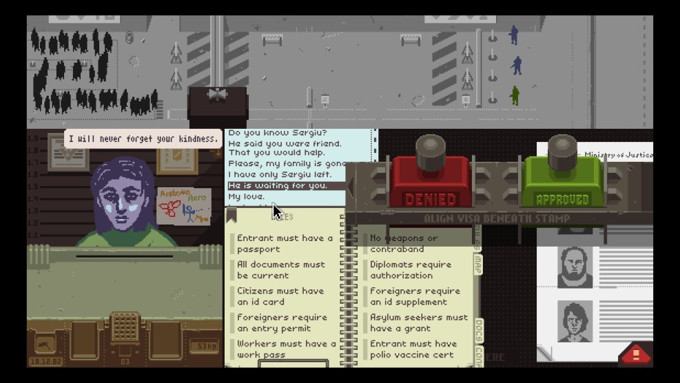 Papers Please Permit