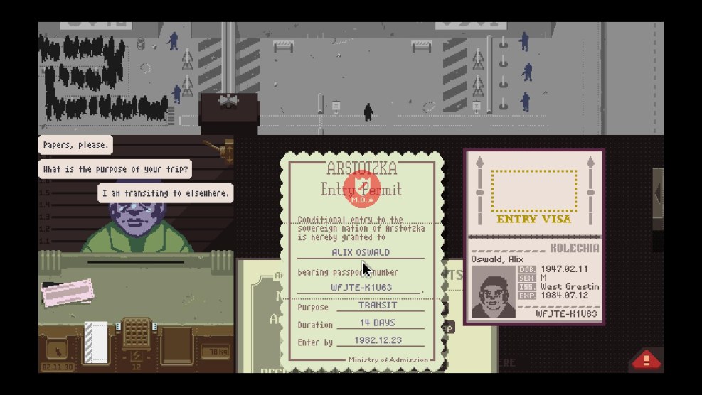 Glory to Arstotsk game