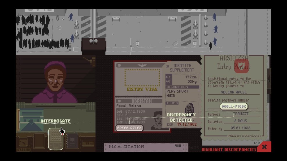 Papers Please Ezic Art