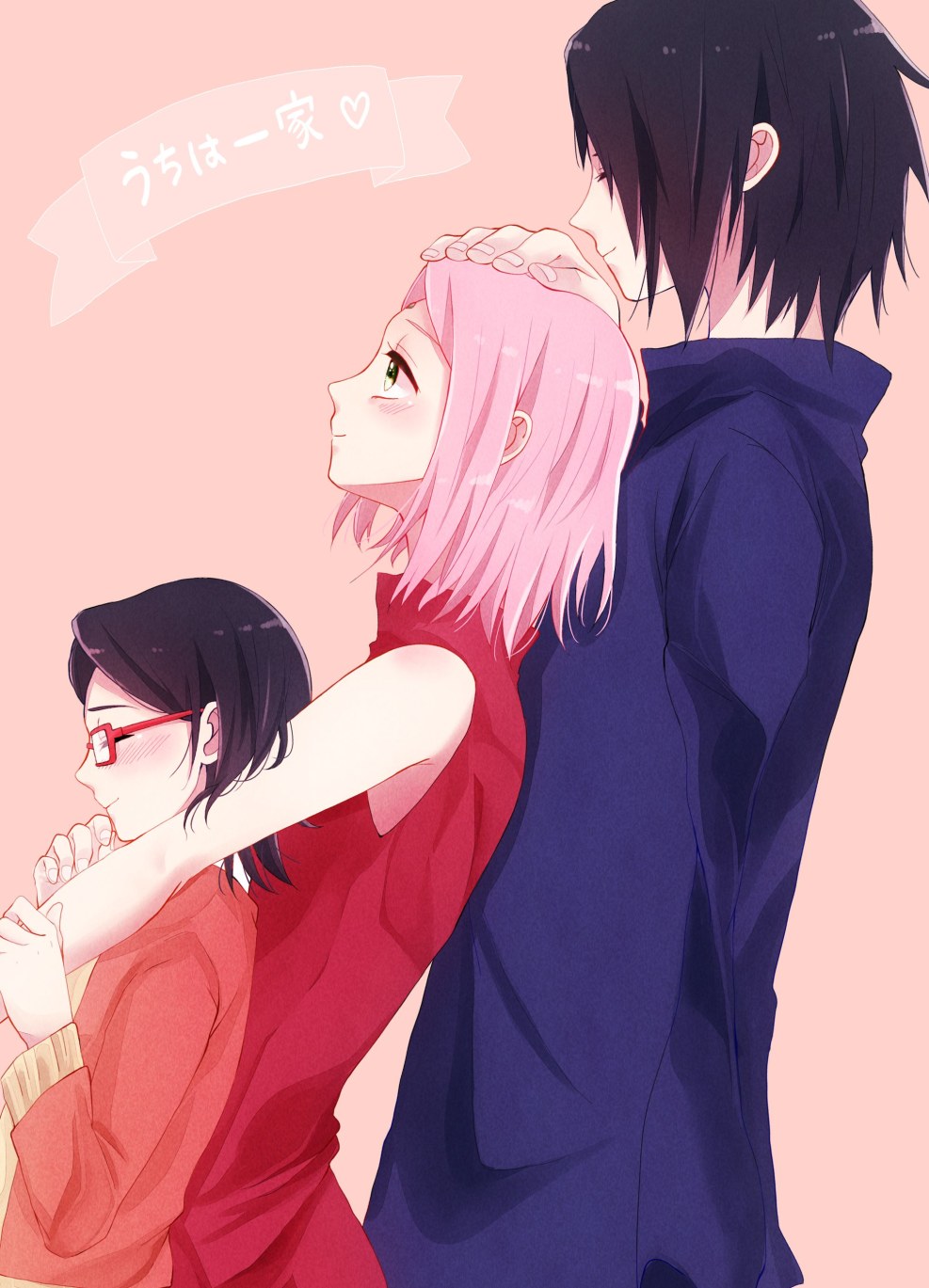 Uchiha Kagami and Sakura