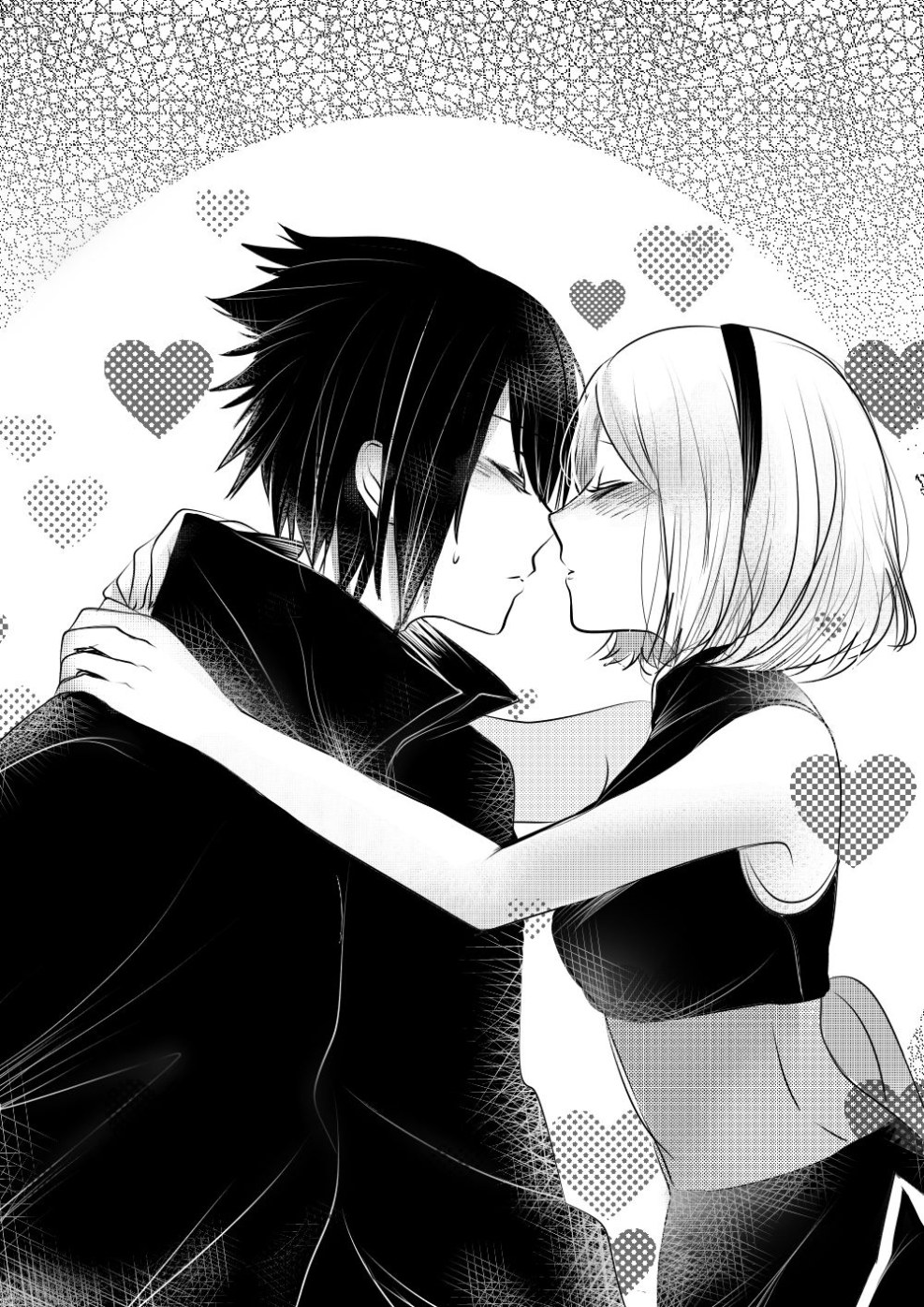 Sasuke and Sakura Lyubov Art