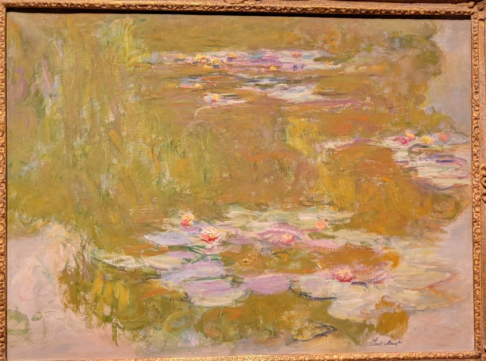 Monet Pond with ducks