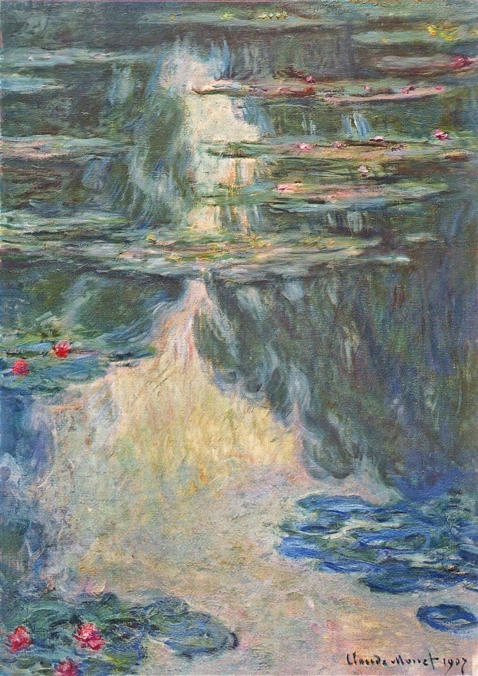 The Water-Lily Pond Fr. Le bassin aux nymphéas