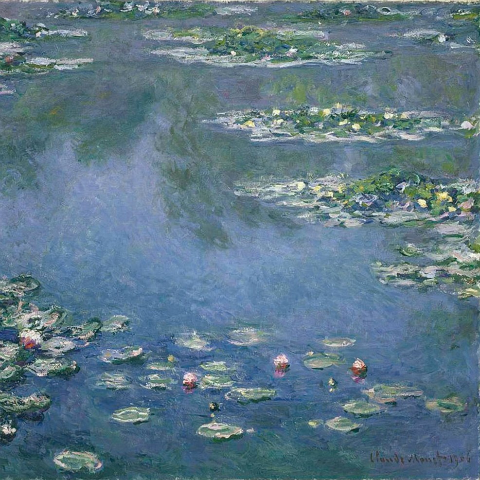Claude Monet white water lilies