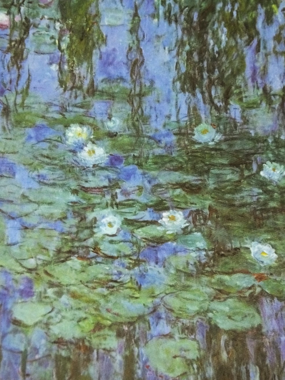 Claude Monet overgrown pond