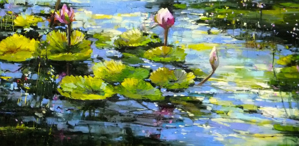 Olenev painting Magdalena oil