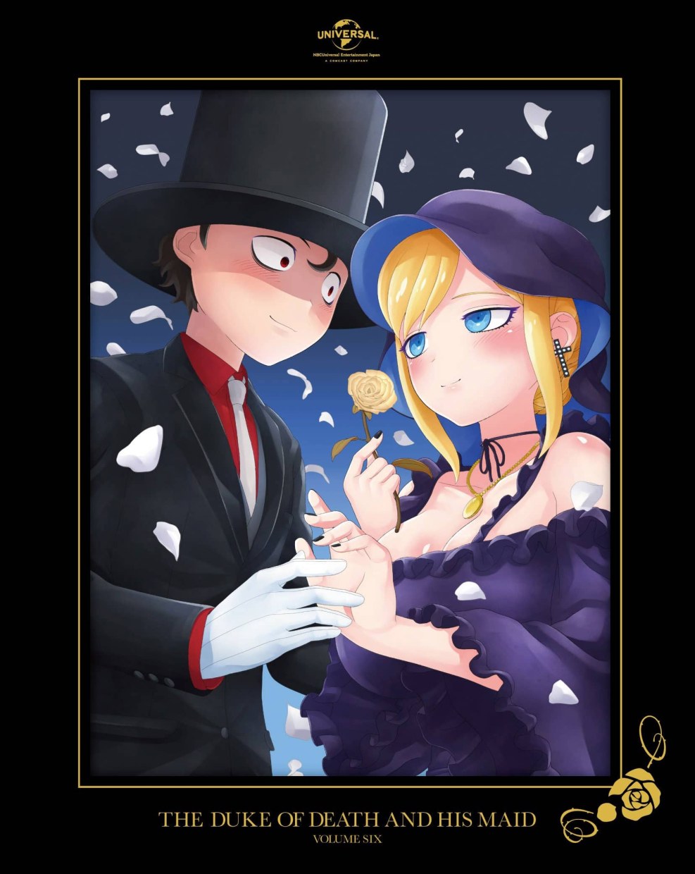 Young reaper and his black maid anime