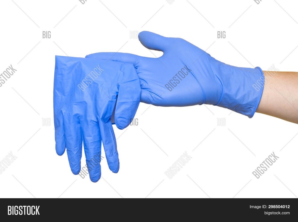 Girls in rubber gloves