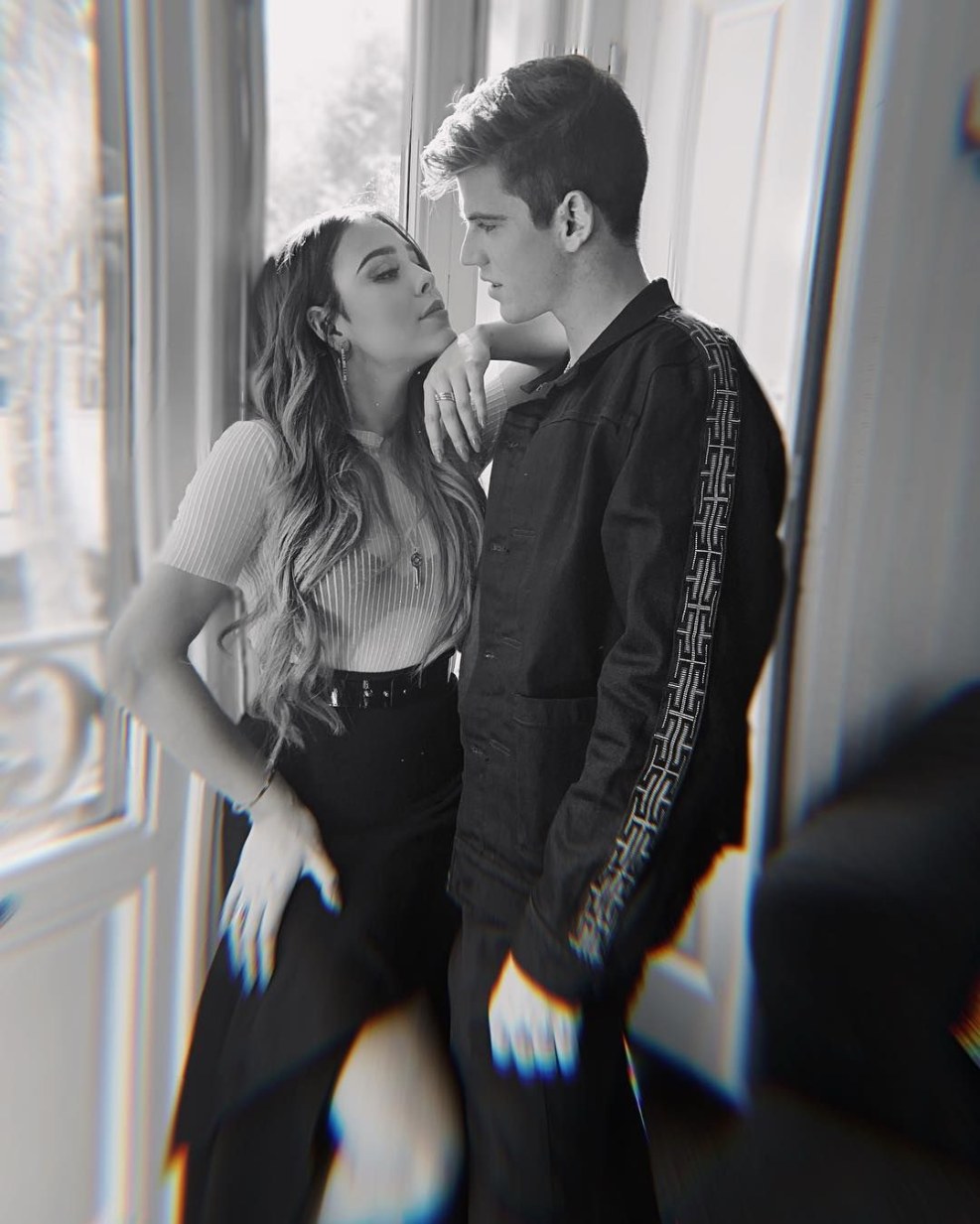 Danna Paola with a guy