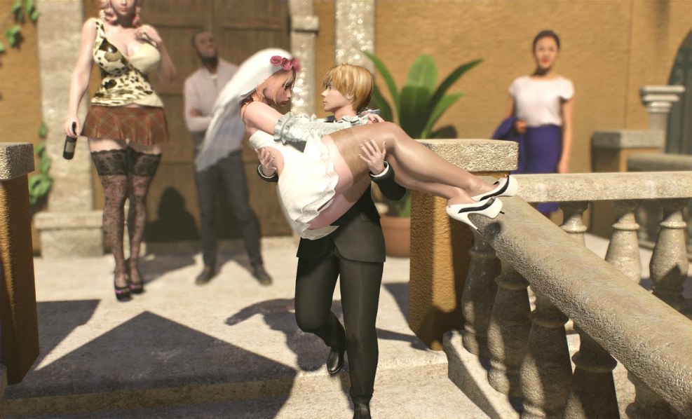 3D Futanari is giant