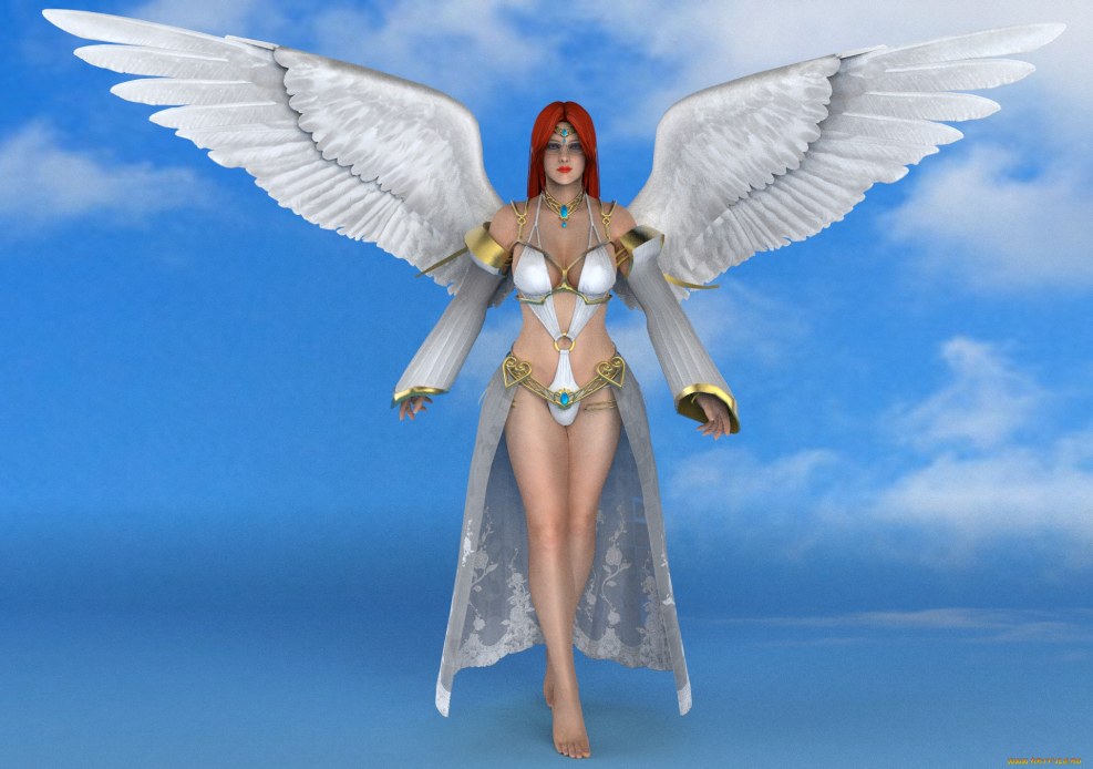 Angel girl 3d