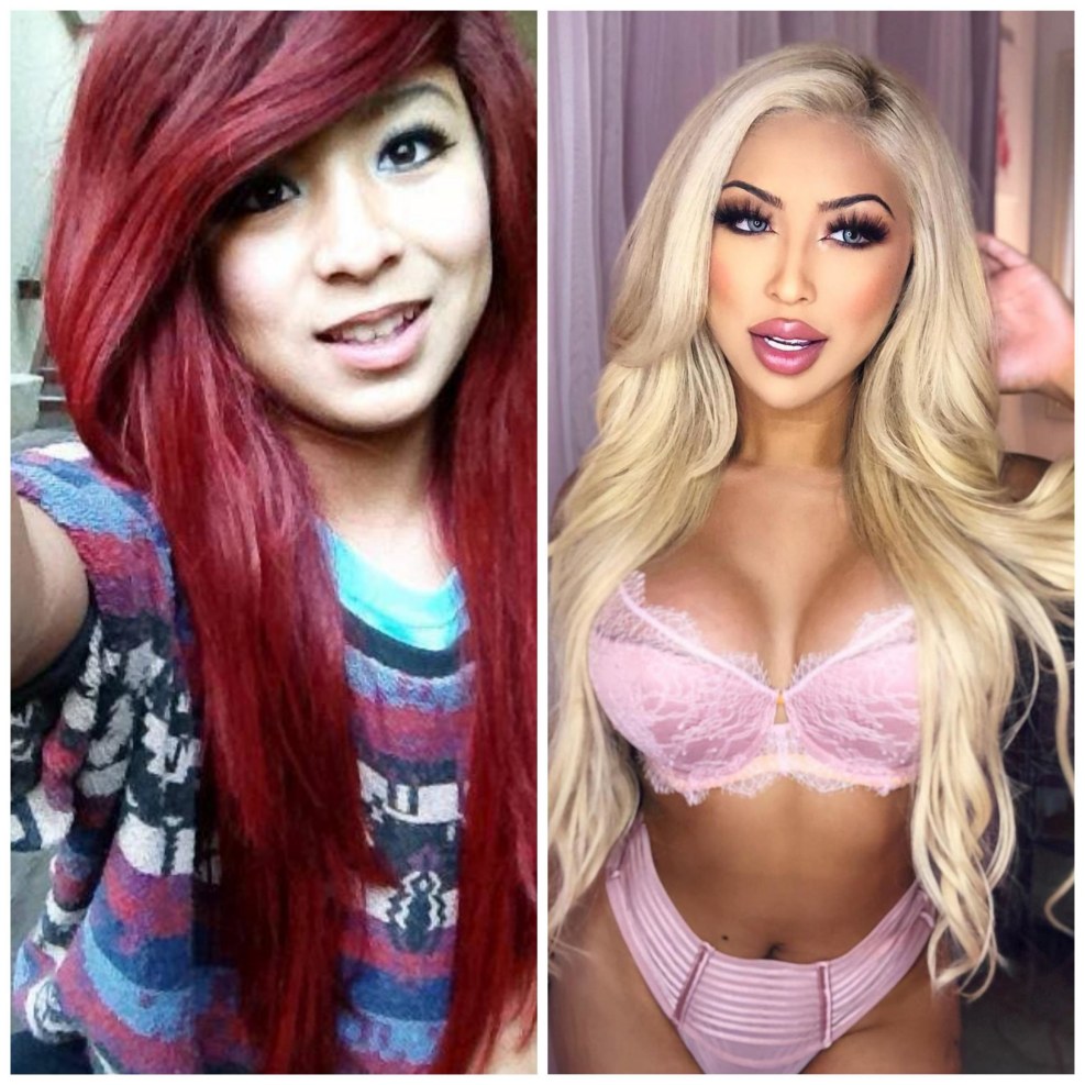 Elena Genevinne before and after