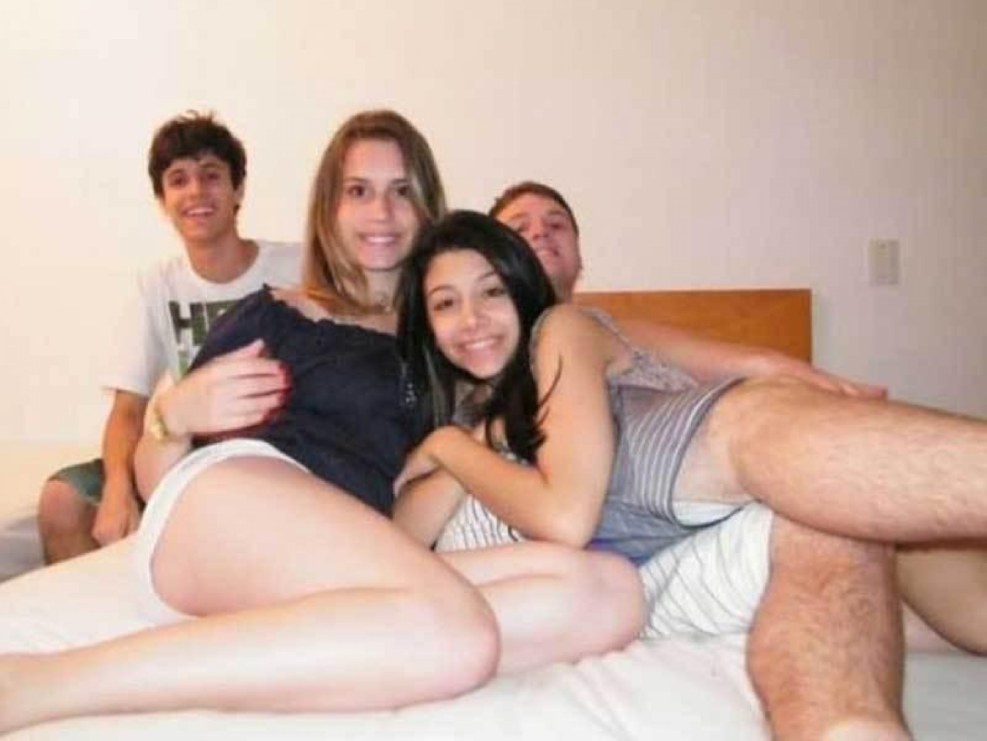 Gangbang with parents