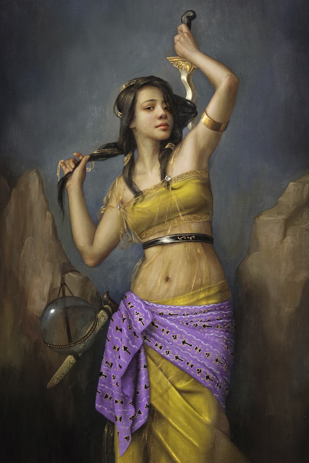 The poster of the goddess