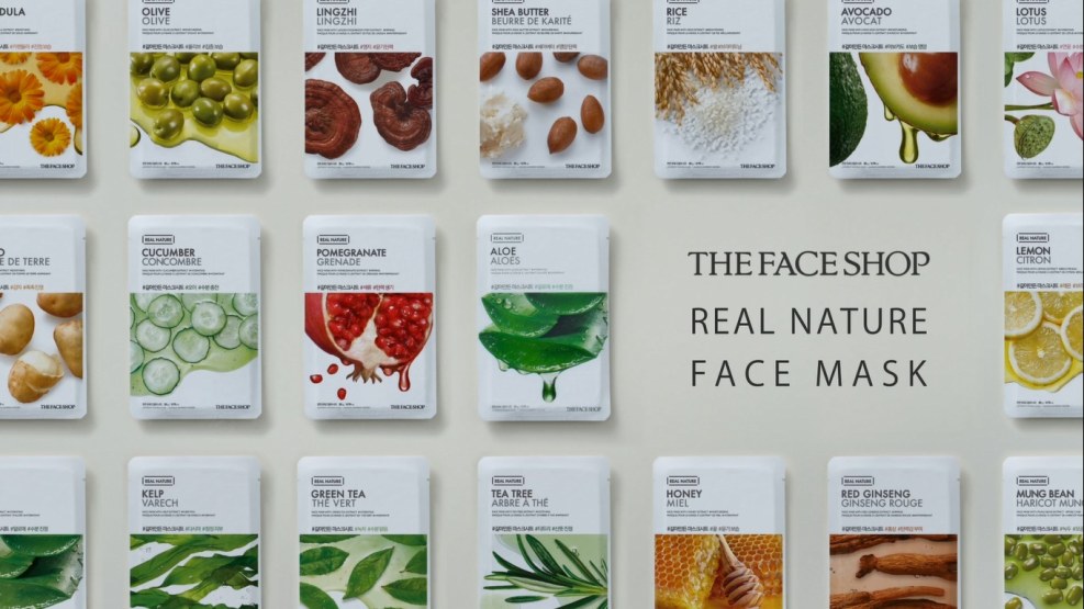 Thefaceshop Fabric Mask Real Nature Pomegranate