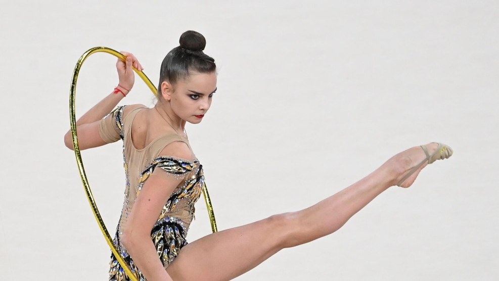 Girl in a shaggy swimsuit wallpaper