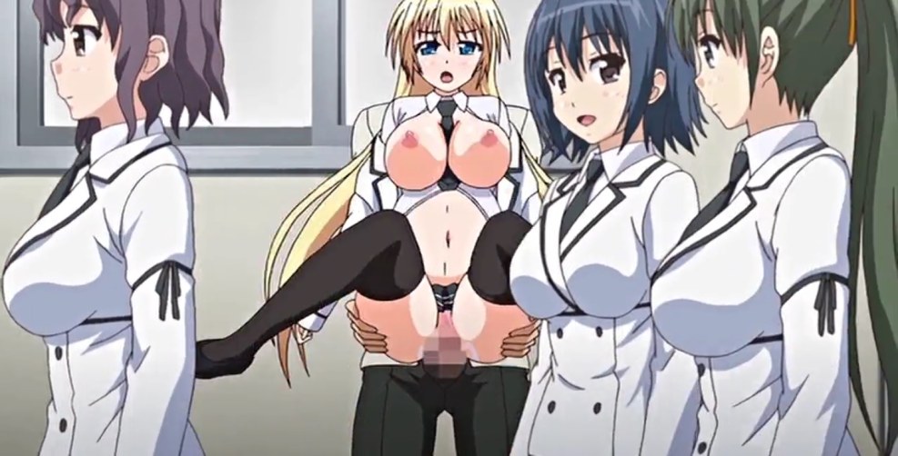 Teachers under hypnosis of anime