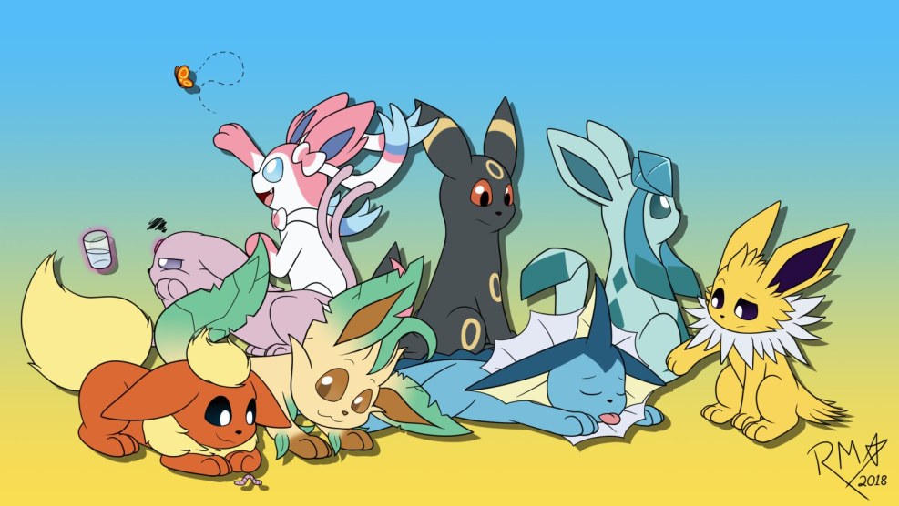 Lifeon and Glaseon Furri