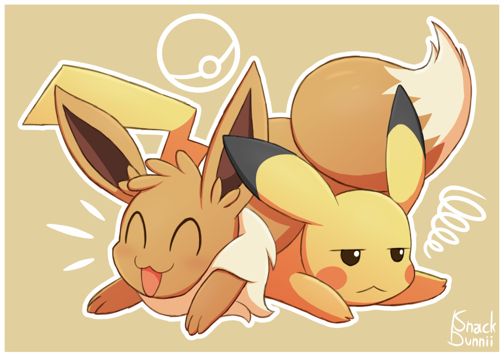 Pokemon Flareon and Glaseon