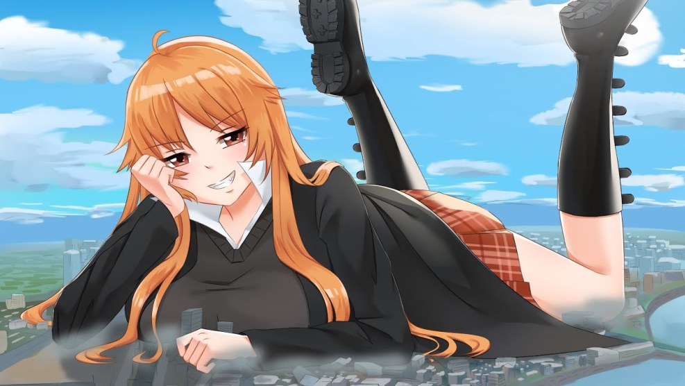 Anime Micro giantess