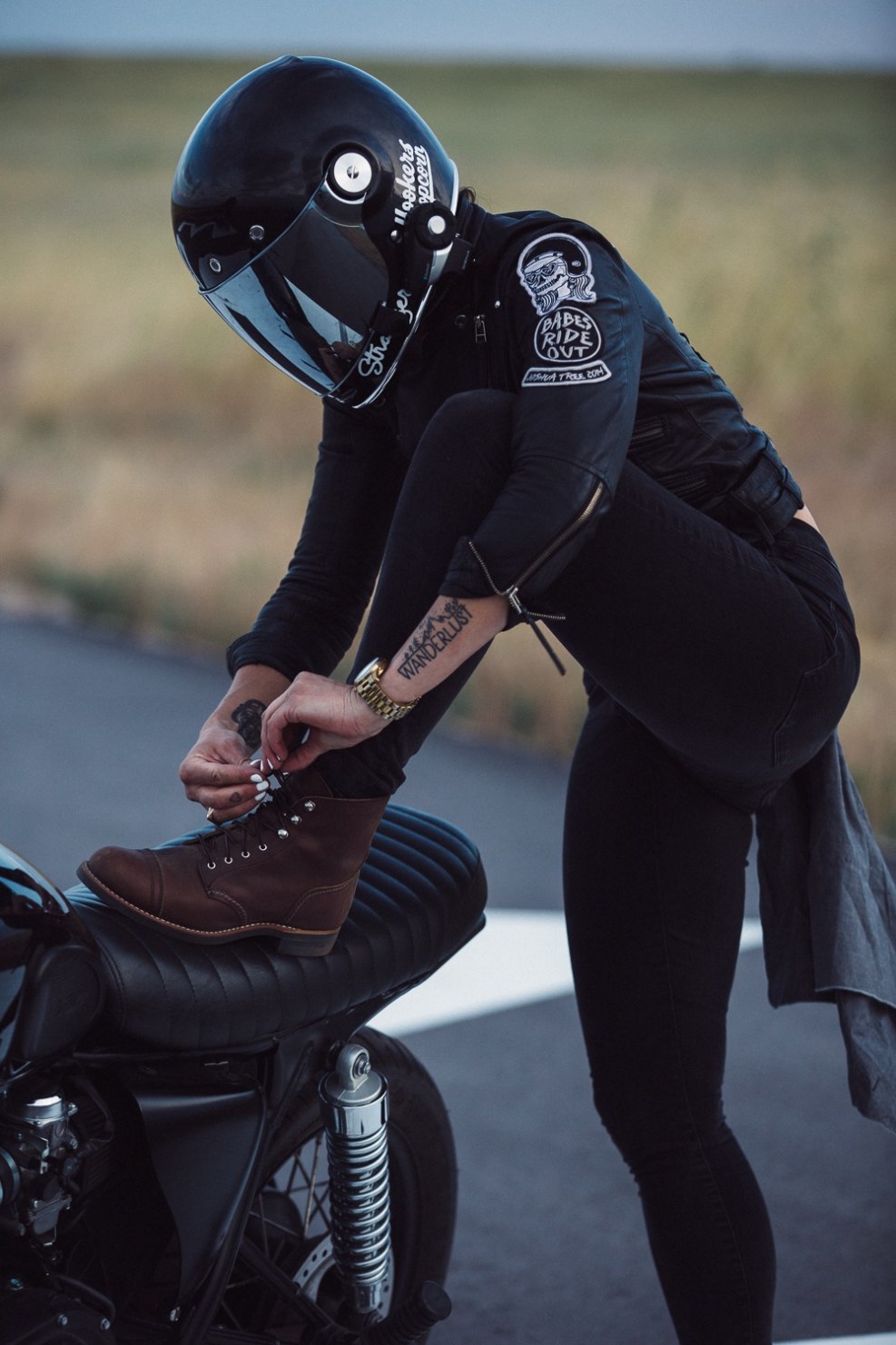 Girls Motorcyclists