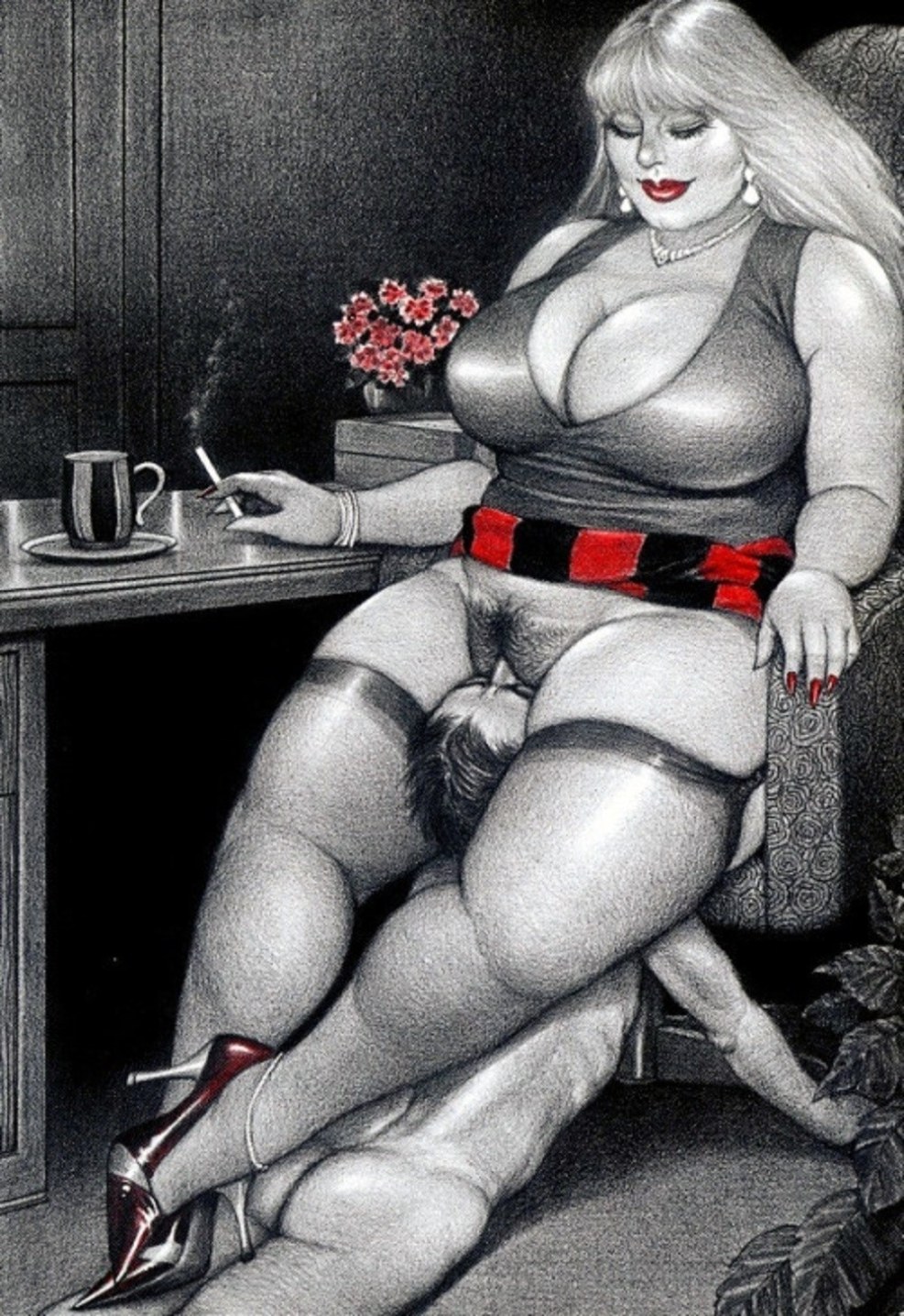 Thick fat women dominate men