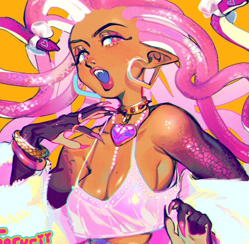 Blue Poison New Year's art