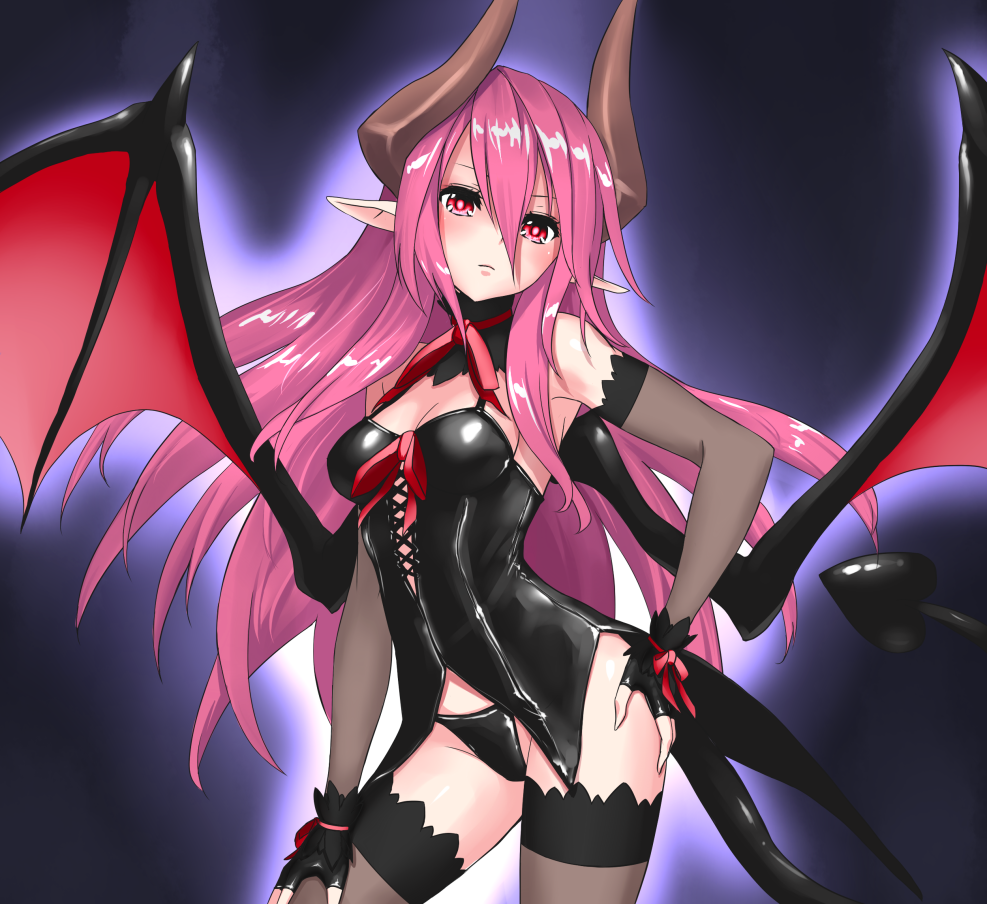 Anime girl demon
