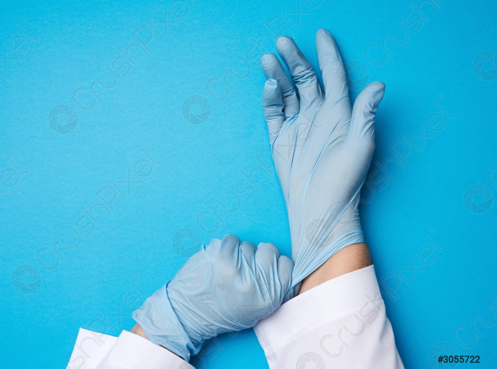 Asian in latex cosplay