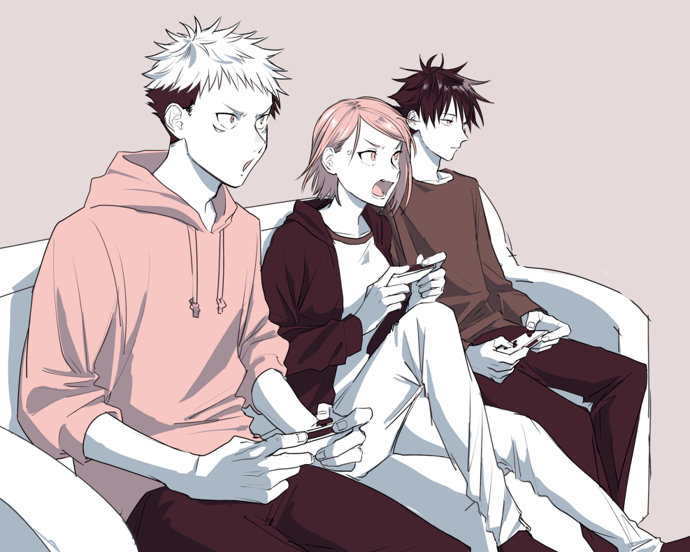 Itadori Yuji and Kugisaki Nobar