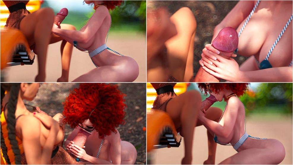 Interracial comic Smerinka 3D overtime